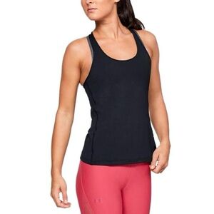 Under Armour HEATGEAR BLACK RACER TANK WOMEN'S SIZE SMALL
